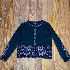 Whimsigoth Icelandic Design Wool Blend Sweater
